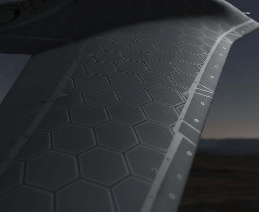 UAV wing